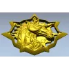 3D модель STL "Геральдический Единорог" для ЧПУ фрезера
