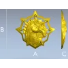 3D модель STL "Геральдический Единорог" для ЧПУ фрезера