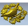 Певчая птица в венке - 3D модель STL для ЧПУ