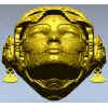 La Dama de Calavera - detailed 3D STL mask for CNC routing