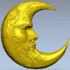 Полумесяц с лицом - 3D модель STL для ЧПУ