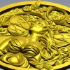 Лунная нимфа - рельефный медальон STL для ЧПУ