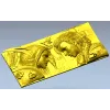 High-Relief Warrior Panel STL - Confrontation Bas-Relief