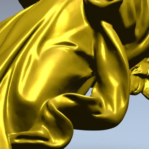 Praying Cherub - STL 3D Model for CNC Milling