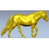 3D модель лошади для ЧПУ в формате STL - рельефная статуэтка
