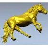 3D модель лошади для ЧПУ в формате STL - рельефная статуэтка