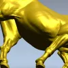 3D модель лошади для ЧПУ в формате STL - рельефная статуэтка