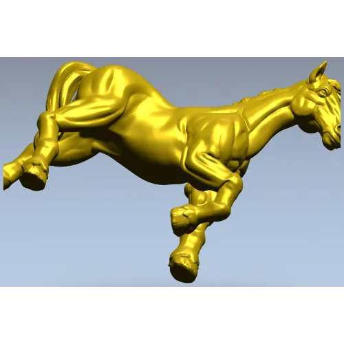 3D модель лошади для ЧПУ - Грациозный жеребец (STL)