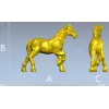 3D модель лошади для ЧПУ - Грациозный жеребец (STL)