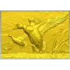 Кряквы в полёте - рельефное панно STL для ЧПУ