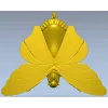 Petalwing Fairy - STL 3D model for CNC carving