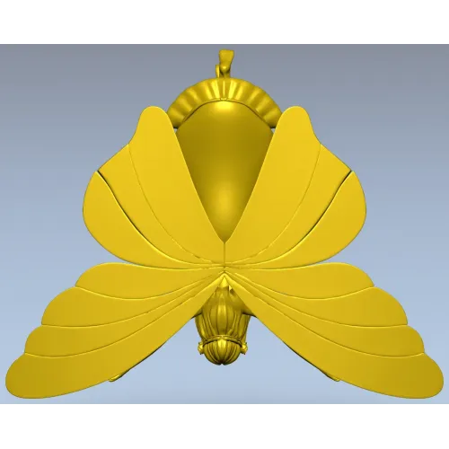 Petalwing Fairy - STL 3D model for CNC carving