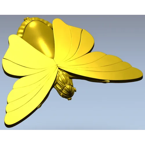 Petalwing Fairy - STL 3D model for CNC carving