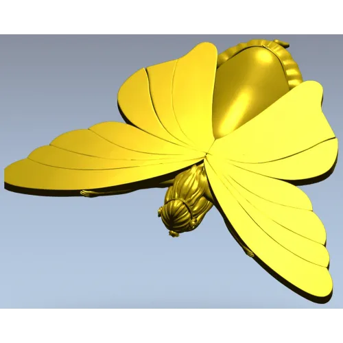 Petalwing Fairy - STL 3D model for CNC carving