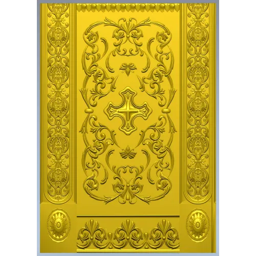 Ornamental Filenka Panel STL 3D Model