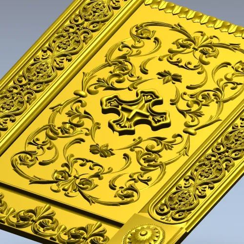 Ornamental Filenka Panel STL 3D Model