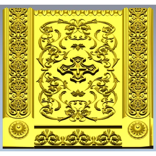 Ornamental Filenka Panel STL 3D Model
