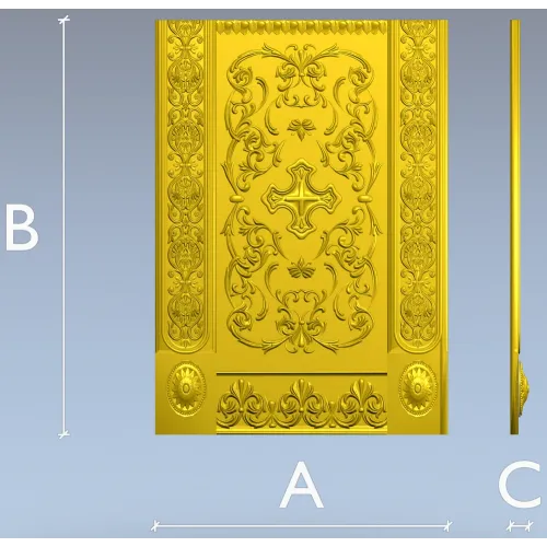 Ornamental Filenka Panel STL 3D Model