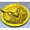 Барельеф "Филин" - 3D модель STL для ЧПУ