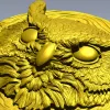Барельеф "Филин" - 3D модель STL для ЧПУ