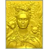Thorned Muse - Portrait Relief STL for CNC