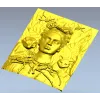 Thorned Muse - Portrait Relief STL for CNC