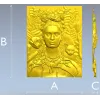 Thorned Muse - Portrait Relief STL for CNC