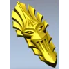 Пылающий Дух - 3D модель маски в формате STL для ЧПУ