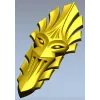 Пылающий Дух - 3D модель маски в формате STL для ЧПУ