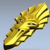 Пылающий Дух - 3D модель маски в формате STL для ЧПУ