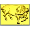 Панно "Богатырский Бык" - 3D модель STL для ЧПУ