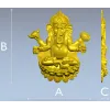 Ганеша на лотосе - 3D модель STL для ЧПУ
