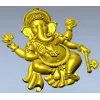 3D модель Ганеша в формате STL для ЧПУ - барельеф божества