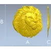 Рельефная голова льва - stl модель для ЧПУ