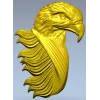 Eagle Head High-Relief STL for CNC