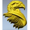 Eagle Head High-Relief STL for CNC