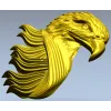 Eagle Head High-Relief STL for CNC