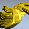 Eagle Head High-Relief STL for CNC