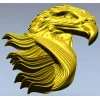 Eagle Head High-Relief STL for CNC