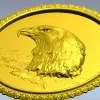 Орлиный медальон - 3D модель STL для ЧПУ