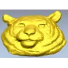 Regal Tiger Relief - high-relief tiger head STL for CNC