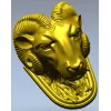 Голова барана - 3D модель в формате STL для ЧПУ