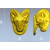 Голова барана - 3D модель в формате STL для ЧПУ