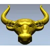Buffalo Head STL 3D Model for CNC Milling