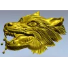 Wolf Head Relief STL for CNC - Detailed 3D Model for Milling