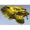 Fenrir's Roar - Wolf Head STL 3D Model for CNC
