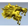 Molten Wolf Head - high-relief STL 3D model for CNC
