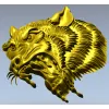 Голова волка - барельеф 3D модель STL для ЧПУ