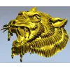 Голова волка - барельеф 3D модель STL для ЧПУ