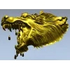 Яростная голова волка - 3D модель STL для ЧПУ